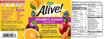 Nature's Way Alive! Women's Gummy Multivitamin Mixed Berry Flavor - multivitamin supplement