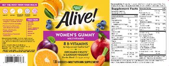 Nature's Way Alive! Women's Gummy Multivitamin - multivitamin supplement