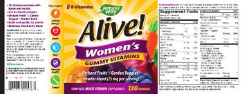Nature's Way Alive! Women's Gummy Vitamins Mixed Berry Flavor - complete multivitamin supplement