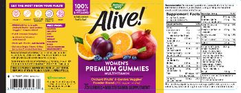Nature's Way Alive! Women's Premium Gummies Multivitamins - multivitamin supplement