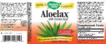 Nature's Way Aloelax with Fennel Seed 340 mg - supplement