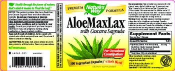 Nature's Way AloeMaxLax - supplement
