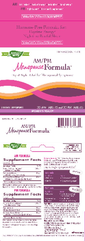 Nature's Way AM/PM Menopause Formula AM Formula - 2 supplement