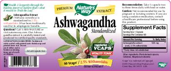 Nature's Way Ashwagandha Standardized - supplement