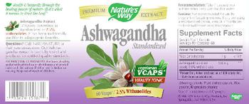 Nature's Way Ashwagandha Standardized - supplement