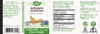 Nature's Way Asian Ginseng 1120 mg - supplement