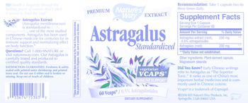 Nature's Way Astragalus Standardized - supplement
