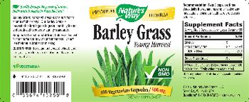 Nature's Way Barley Grass - supplement