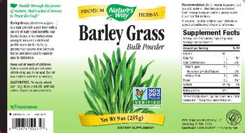 Nature's Way Barley Grass Bulk Powder - supplement