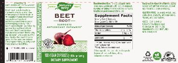 Nature's Way Beet Root - supplement