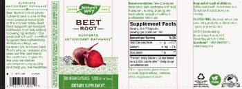 Nature's Way Beet Root - supplement