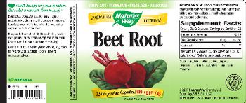 Nature's Way Beet Root 500 mg - supplement