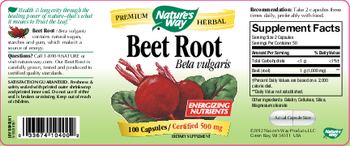 Nature's Way Beet Root Beta Vulgaris - supplement