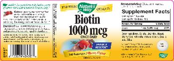 Nature's Way Biotin 1000 mcg Once Daily Cherry Flavor - supplement