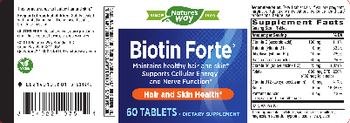 Nature's Way Biotin Forte - supplement