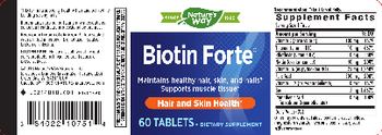Nature's Way Biotin Forte - 