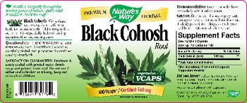 Nature's Way Black Cohosh Root - supplement