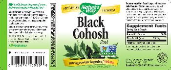 Nature's Way Black Cohosh Root - supplement