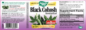 Nature's Way Black Cohosh Standardized - supplement