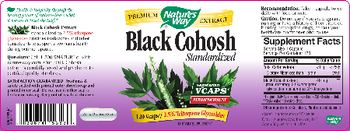 Nature's Way Black Cohosh - supplement