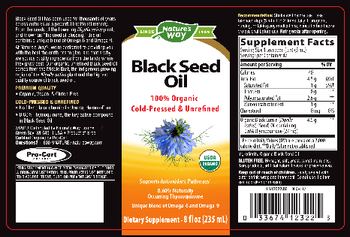 Nature's Way Black Seed Oil - supplement