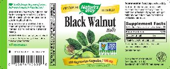 Nature's Way Black Walnut Hulls - supplement