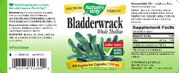 Nature's Way Bladderwrack Whole Thallus - supplement
