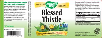 Nature's Way Blessed Thistle 390 mg - supplement
