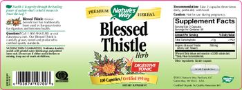 Nature's Way Blessed Thistle Herb - supplement