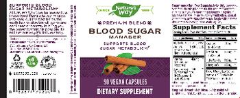 Nature's Way Blood Sugar Manager - supplement