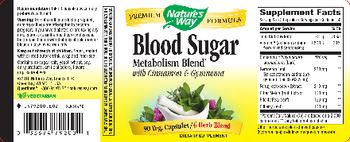 Nature's Way Blood Sugar - supplement