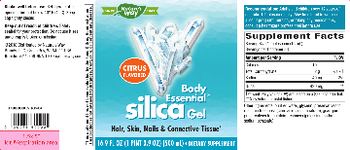 Nature's Way Body Essential Silica Gel Citrus Flavored - supplement