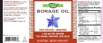Nature's Way Borage Oil - supplement