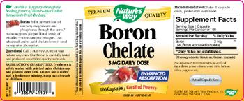 Nature's Way Boron Chelate 3 mg - supplement