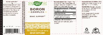Nature's Way Boron Complex 3 mg - supplement