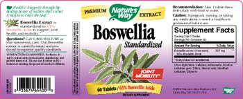 Nature's Way Boswellia Standardized - supplement