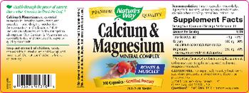 Nature's Way Calcium & Magnesium - supplement