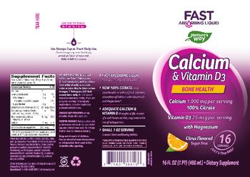 Nature's Way Calcium & Vitamin D3 Citrus Flavored - supplement