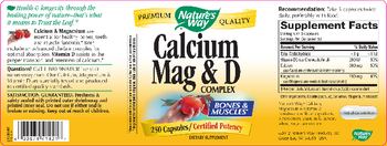 Nature's Way Calcium Mag & D Complex - supplement
