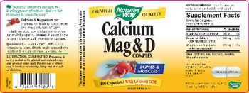 Nature's Way Calcium Mag & D Complex - supplement