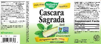 Nature's Way Cascara Sagrada Bark 350 mg - supplement