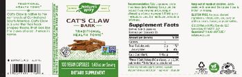 Nature's Way Cat's Claw Bark 1,455 mg - supplement