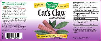Nature's Way Cat's Claw - supplement