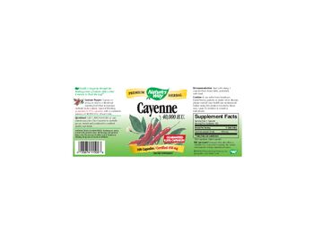 Nature's Way Cayenne 40,000 H.U. - supplement