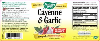 Nature's Way Cayenne & Garlic - supplement