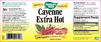 Nature's Way Cayenne Extra Hot - supplement