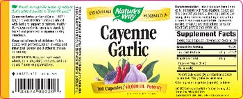 Nature's Way Cayenne Garlic - supplement