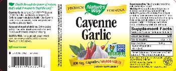 Nature's Way Cayenne Garlic - supplement