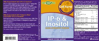 Nature's Way Cell Forté IP-6 & Inositol Citrus Flavored Drink Mix - supplement