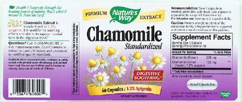 Nature's Way Chamomile Standardized - supplement